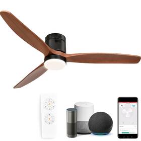 Yitahome 197839070738 52 Inch Low Profile Ceiling Fan With Light And Remote Smart