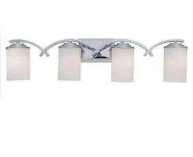 Yosemite Home Decor 845805044220 Vanity Lighting Family 4-light Chrome Bathroom Light