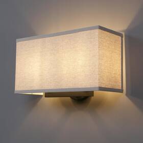 Yosoan 632111775531 Linen Boho Wall Sconce Stairwell Fixture Light 2light Indoor Hardwired Vanity Du