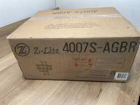 4007s-agbr Z-lite 1007s-agbr 2 Light 17 Inch Tall Wall Sconce Aged Brass Read