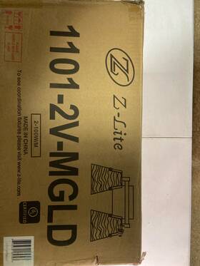1101-2v-mgld Z-lite Analia 2 Light 10 Inch Wide Vanity - Modern Gold
