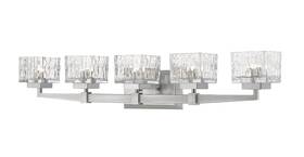1927-5v-bn Z-lite 1927-5v Rubicon 5 Light 36 Inch W Vanity - Nickel