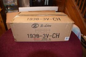 1938-3v-ch Z-lite Bennington 3 Light 22.25 Inch Chrome Vanity Wall