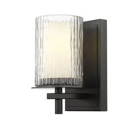 Style-8.25 Z-lite 1949-1s-mb - Grayson 1 Light Wall Sconce In Industrial Inches Tall And