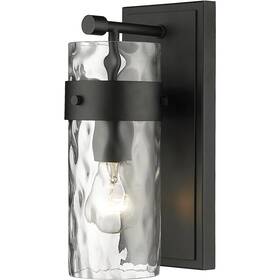 3035-1v-mb Z-lite Fontaine 1 Light 4.75 Inch Matte Black Wall Sconce 3035-1v-mb Z-lite Fontaine 1 Light 4.75 Inch Matte Black Wall Sconce
