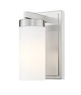 3044-1s-bn Z-lite 3044-1s Danica 9 Inch Tall Bathroom Sconce - Nickel