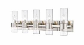 343-5v-bn Z-lite - Lawson 5 Light Bath Vanity In Modern Style-11 Inches Tall And 38 343-5v-bn Z-lite - Lawson 5 Light Bath Vanity In Modern Style-11 Inches Tall And 38