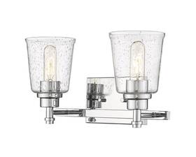 464-2v-ch Z-lite 464-2v Bohin 2 Light 16 Inch W Vanity - Chrome