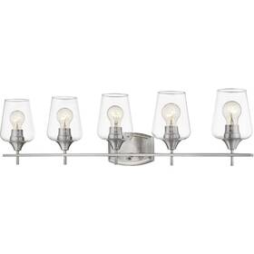 473-5v-bn Z-lite Joliet 5 Light 38 Inch Vanity Wall Lighl Brushed Nickel