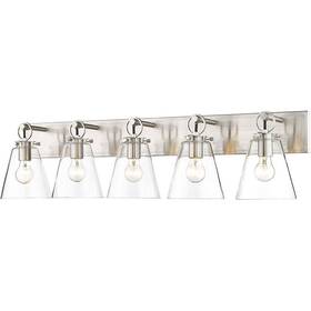 483-5v-bn Z-lite - Harper 5 Light Bath Vanity In Transitional Style-10 Inches Tall And 483-5v-bn Z-lite - Harper 5 Light Bath Vanity In Transitional Style-10 Inches Tall And