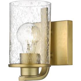 Z-lite 492-1s-obr Z-lite Beckett 1 Light 4.5 Inch Olde Brass Wall Sconce