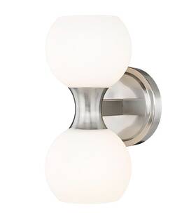 494-2s-bn Z-lite - Artemis 2 Light Wall Sconce In Brushed Nickel