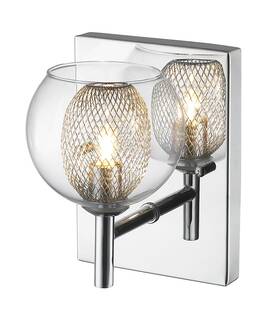 Z-lite 685659070330 Auge 1-light Wall Sconce In Chrome
