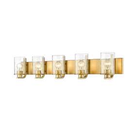 Z-lite 685659158380 Beckett 5 Light Vanity Olde Brass