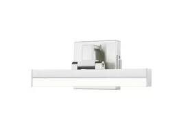 Z-lite 685659191790 Liam 13 Inch 2-light Brushed Nickel Integrated Led Vanity Light With Frosted Plas