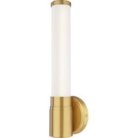 Z-lite 685659207620 1020-1s-mgld-led Warwick Wall Sconce Light In Modern Gold