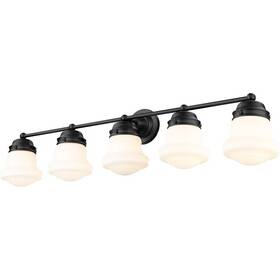 Style-9.5 Z-lite 735-5v-mb - Vaughn 5 Light Bath Vanity In Transitional Inches Tall And