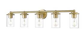 Style-8.75 Z-lite 742-5v-lg - Thayer 5 Light Bath Vanity In Modern Inches Tall And 39