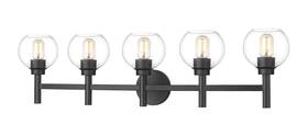 7502-5v-mb Z-lite 7502-5v Sutton 5 Light 40 Inch W Vanity - Black 7502-5v-mb Z-lite 7502-5v Sutton 5 Light 40 Inch W Vanity - Black