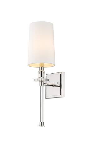 803-1s-pn Z-lite Sophia 1-light Wall Sconce In Polished Nickel