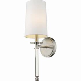 808-1s-bn Z-lite Mila 1 Light 5.5 Inch Brushed Nickel Wall Sconce 808-1s-bn Z-lite Mila 1 Light 5.5 Inch Brushed Nickel Wall Sconce