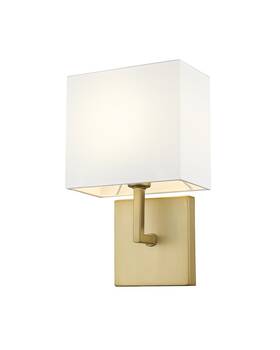815-1s-obr Z-lite Saxon 1-light Wall Sconce In Olde Brass
