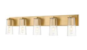 826-5v-mgld Z-lite 826-5v Titus 5 Light 40 Inch W Vanity - Gold