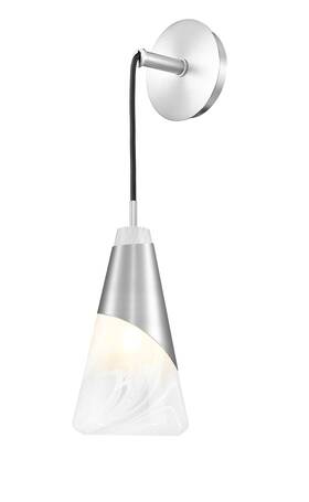 828-1s-bn Z-lite 828-1s Aimie 20 Inch Tall Bathroom Sconce - Nickel