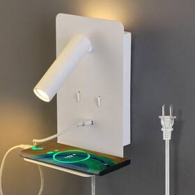 Zerouno Zero003 Plug In Wall Light Bedroom Mounted Reading Led Bedside Sconces Wit