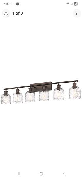 Zjf63b-6w Zeyu 6-light Modern Vanity Light 42ftft Bathroom Lighting Fixtures Over Mirror