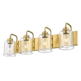 Zsl72b-4w Zeyu 4light Brushed Gold Vanity Light Modern Wall Sconces For Mirror Kitchen Bedroom