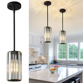 Jp-403 Zhllmq Black Pendant Lighting Modern Light Mini Crystal Chandeliers Adjustab
