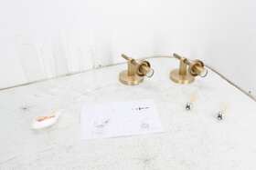 Bd-9404231 Zhtiechui Brass Knurled Wall Sconces Set Of Two 14 Inch Indoor Lighting Bathroom Gold