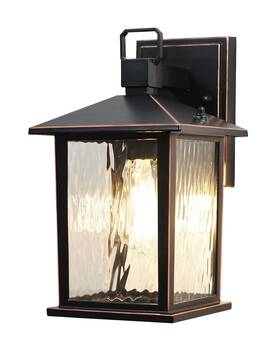 A0501b1 Zillsea Oil Rubbed Bronze Outdoor Wall Light 12ftft Exterior Lighting Fixture With Wat
