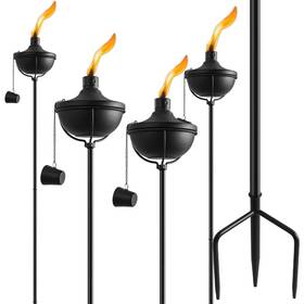Tw-dc-4 Zszmfh 4 Pack Home Garden Torch Large Capacity 23.5oz Outdoor Metal Ga