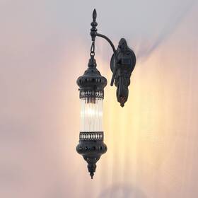 Xlbd-shqg-1 Zuimeitians Black Vintage Wall Sconce 23.33inch Gothic Lamp For Living Room Bedroom Rus