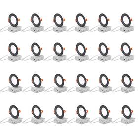 Zyc 765147676814 4-inch Led Recessed Lighting - 9w Ultra-thin Ceiling Lights 2700-5000