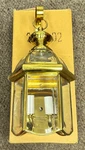 Livex 2541-02 Exterior Wall Mount Outdoor Light Fixture Polished Brass Finish. Fixed Price $29.95.