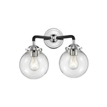 Innovations Light Baldwin Wall Sconce Black/polished Nickel 284-2W-BPN-G. Fixed Price $237.60.