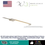 Ge Led Undercabinet Light Fixture, Linkable Integrated Plug-in Warm. Fixed Price $24.99.