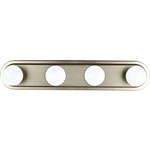 Seasons Broadway Led 4-LIGHT Vanity Satin Nickel 3000K Warm White Bathroom. Fixed Price $55.49.