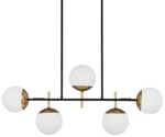 Kovacs P1355-618 Alluria Light 36"W Linear Chandelier Gold. Fixed Price $371.20.