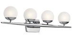 Kichler Jasper 32.25 In. 4-LIGHT Chrome Mid-century Modern Bathroom. Fixed Price $237.49.