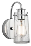 Kichler 45457CH Braelyn Wall Sconce In Chrome. Fixed Price $134.99.
