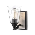 Millennium Lighting Vanity, Matte Black/brushed Pewter 3371-MB-BPW. Fixed Price $19.99.