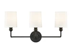 Matte Black Bathroom Vanity Light From The Leena Collection. Fixed Price $159.90.