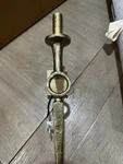 Pottery Barn Easton Forged-iron Sconce Brass No Shade. Fixed Price $65.00.
