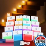 Guankai 16-PACK Rechargeable Motion Sensor Rgbw Indoor Stair & Closet Lights. Fixed Price $84.22.