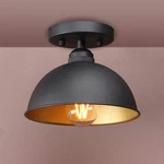Yosoan Semi Flush Mount Indoor Ceiling Pendant Light, 1-LIGHT Vintage Industr.... Fixed Price $87.25.