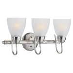 Boston Harbor 3-LAMP Bathroom Vanity Light Fixture, Brushed Nickel A2242-93L. Fixed Price $123.09.